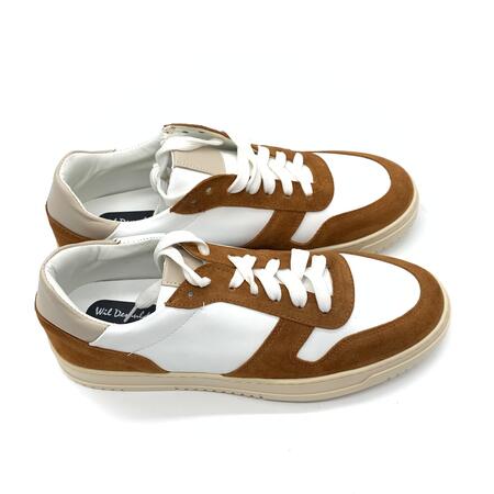 Wil Demulder London Sneakers nere cuoio/bianca