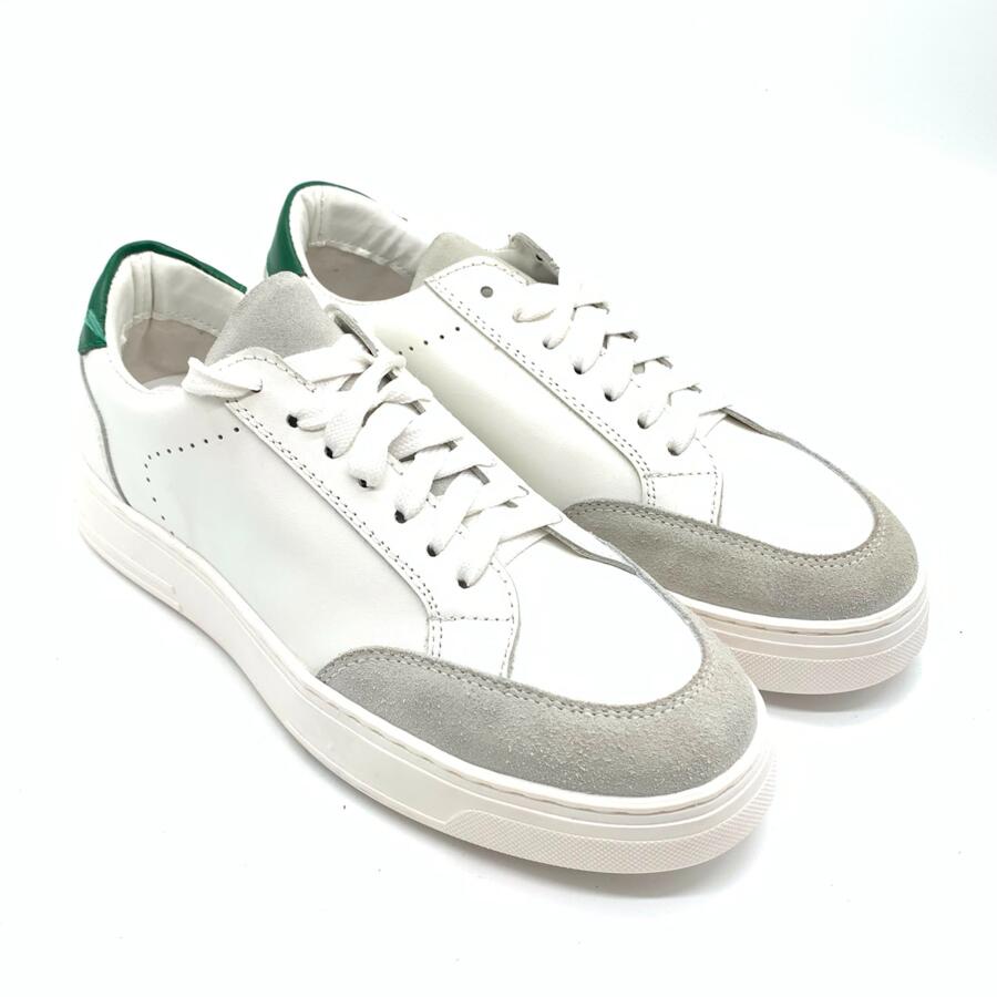 Wil Demulder London Sneakers bianco/ camoscio ghiaccio