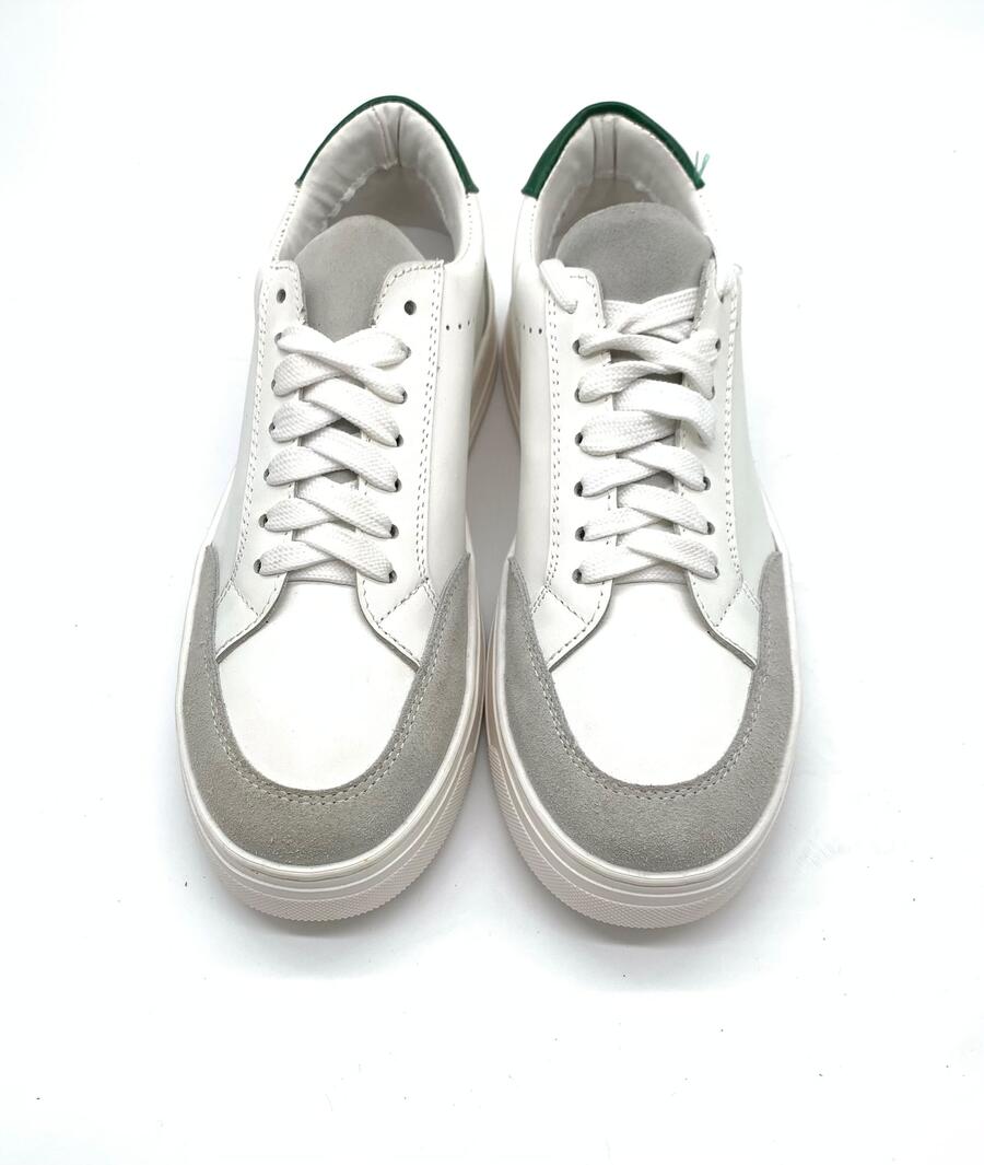 Wil Demulder London Sneakers bianco/ camoscio ghiaccio