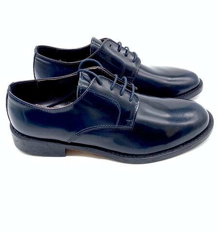Wil Demulder London Derby Pitagora  abrasivato blu scuro 