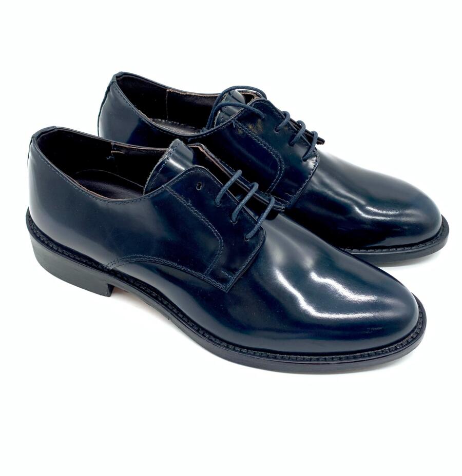 Wil Demulder London Derby Pitagora  abrasivato blu scuro 