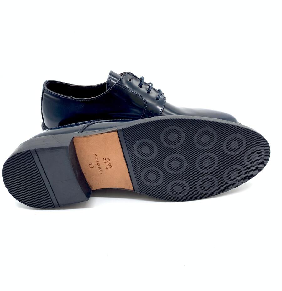 Wil Demulder London Derby Pitagora  abrasivato blu scuro 