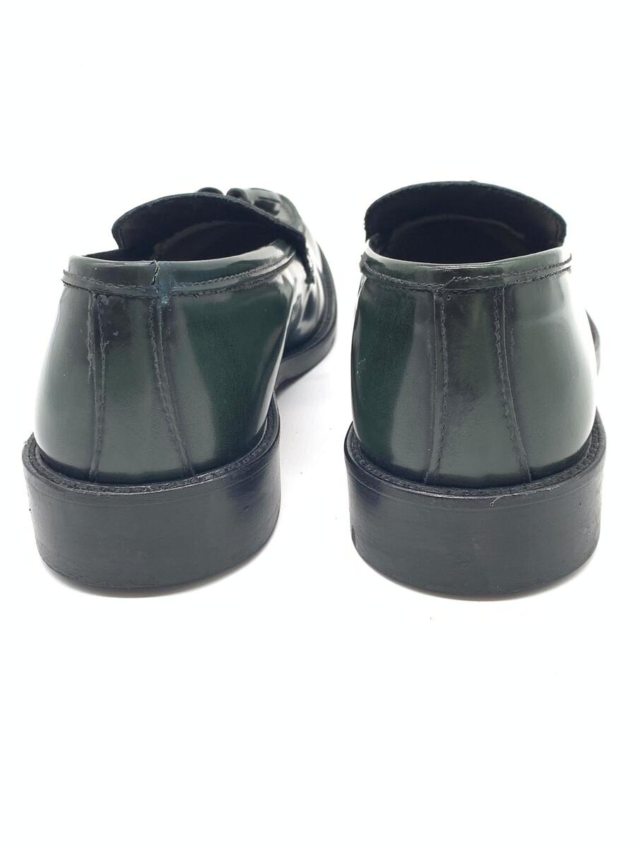 Wil Demulder London Mocassino Mangusta con nappine abrasivato verde