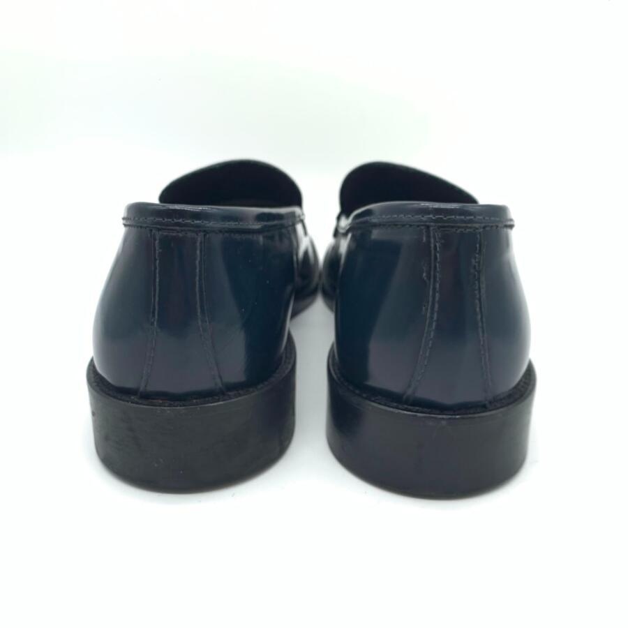 Wil Demulder London Mocassino Mangusta con nappine abrasivato blu