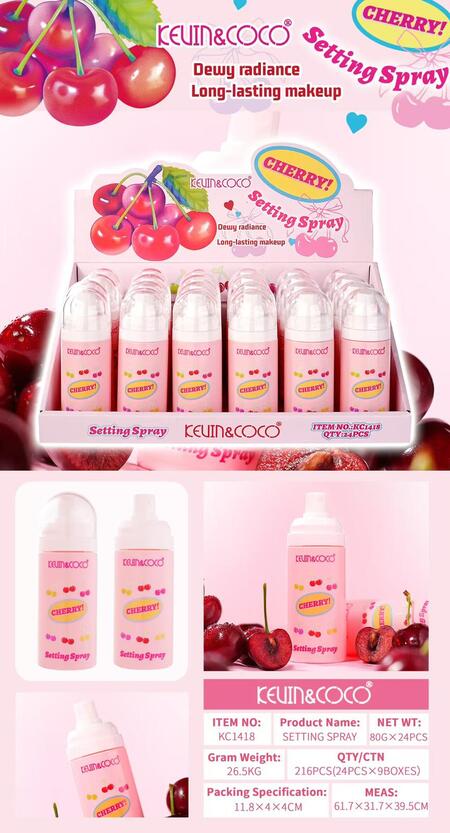 KEVIN & COCO CHERRY SETTING SPRAY [Conf. da 24 pezzi]
