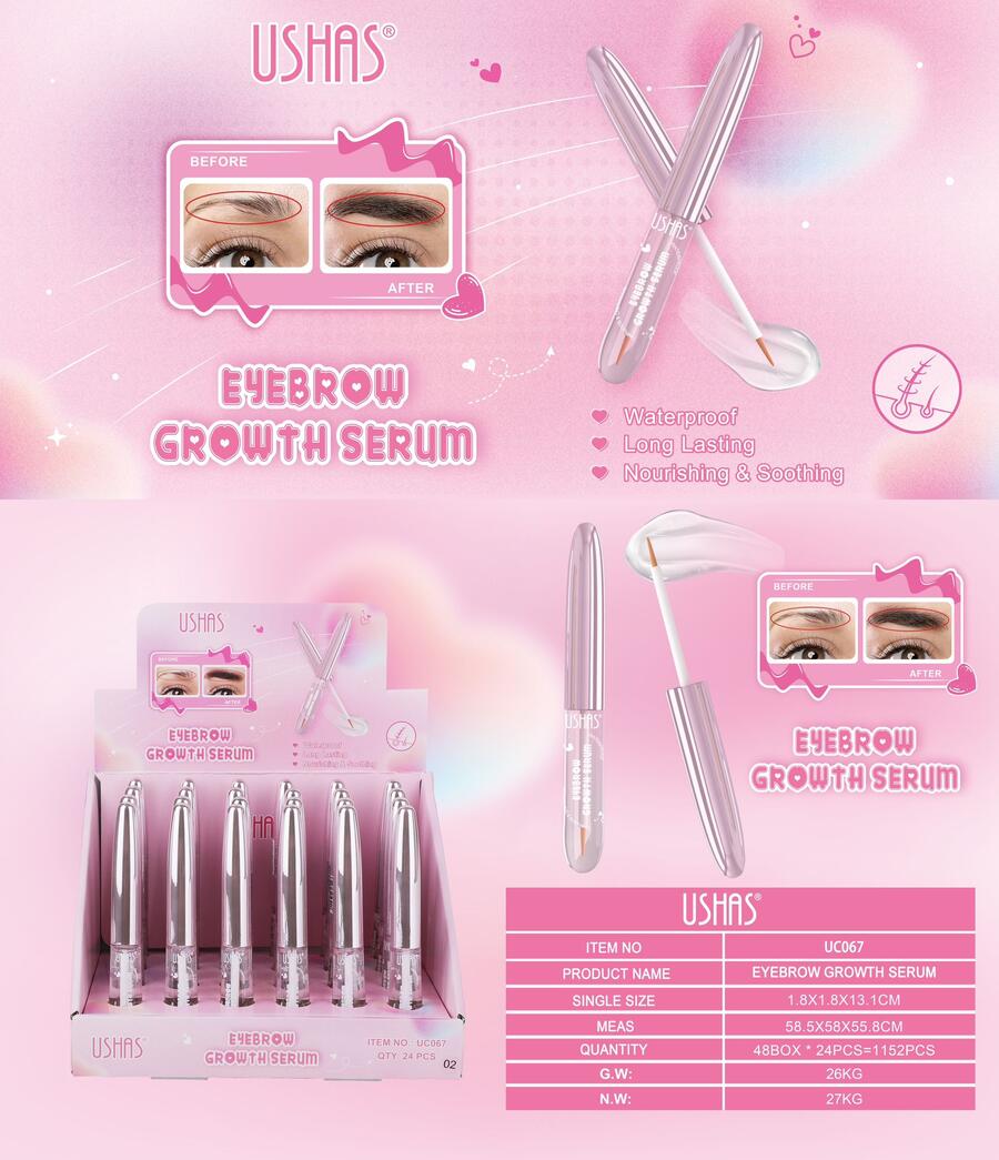 USHAS EYEBROW GROWTH SERUM [Conf. da 24 pezzi]