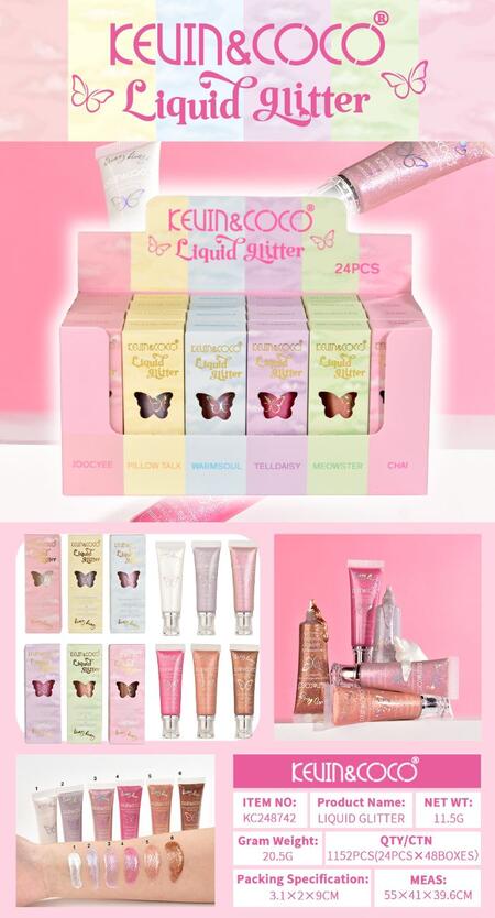KEVIN & COCO LIQUID GLITTER [Conf. da 24 pezzi]