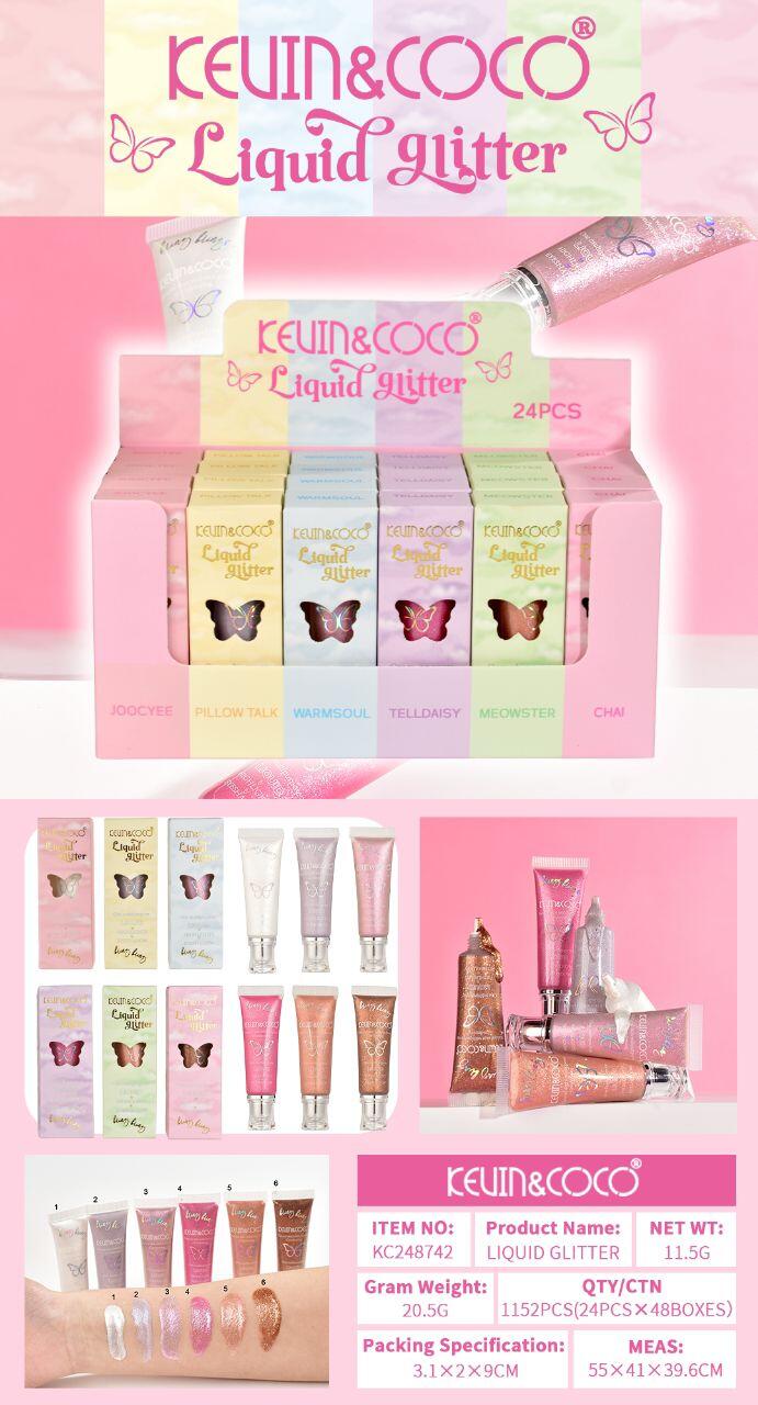 KEVIN & COCO LIQUID GLITTER [Conf. da 24 pezzi]