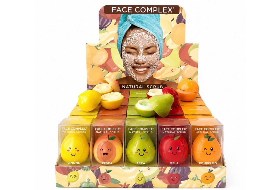 FACE COMPLEX NATURAL SCRUB VISO & LABBRA [Conf. da 25 pezzi]