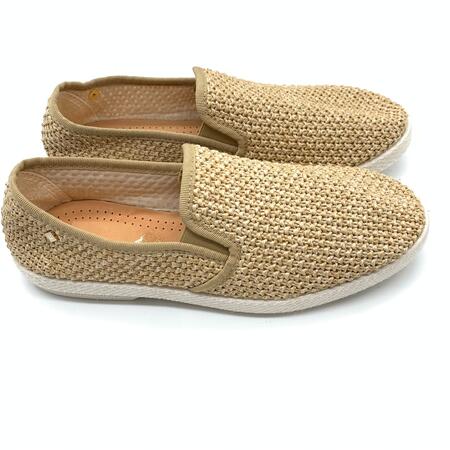 Rivieras espadrillas intrecciata beige modello Nudude 