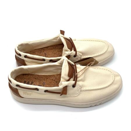 Woz? Mocassino in tela beige George