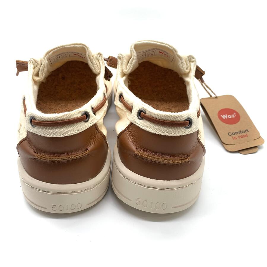 Woz? Mocassino in tela beige George