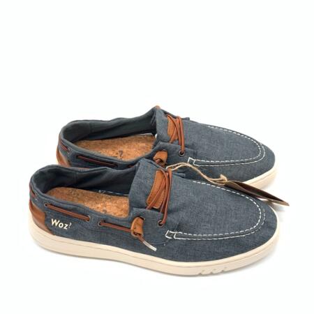 Woz? Mocassino in tela denim George 