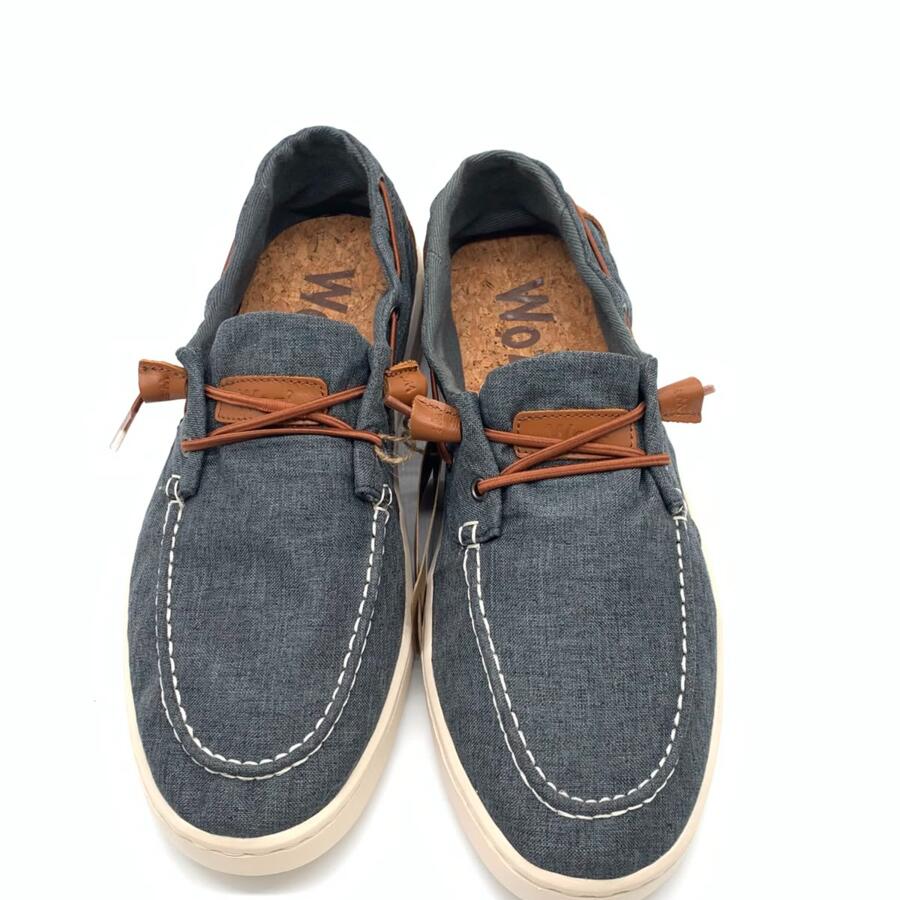 Woz? Mocassino in tela denim George 