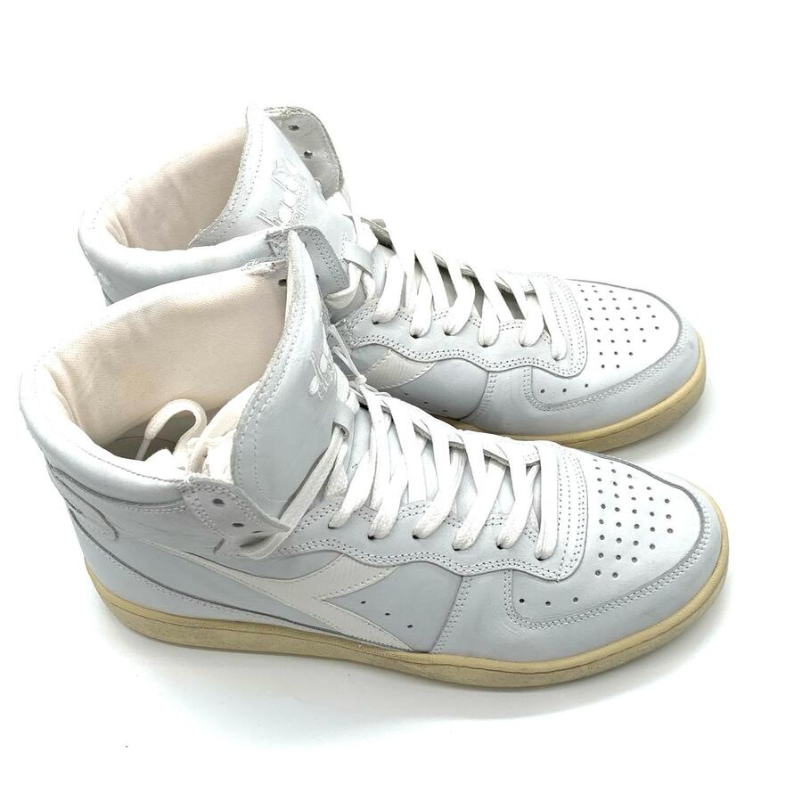 Diadora heritage mi basket used white