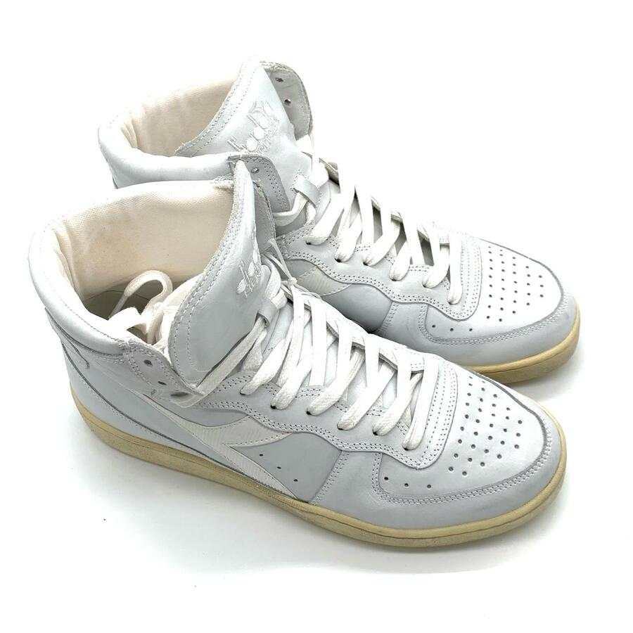 Diadora heritage mi basket used white