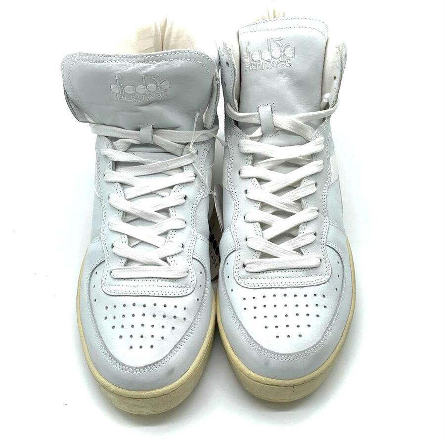 Diadora heritage mi basket used white
