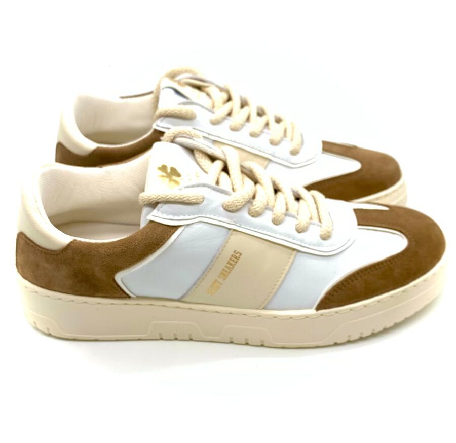 Saint Sneakers bianca/Tabacco
