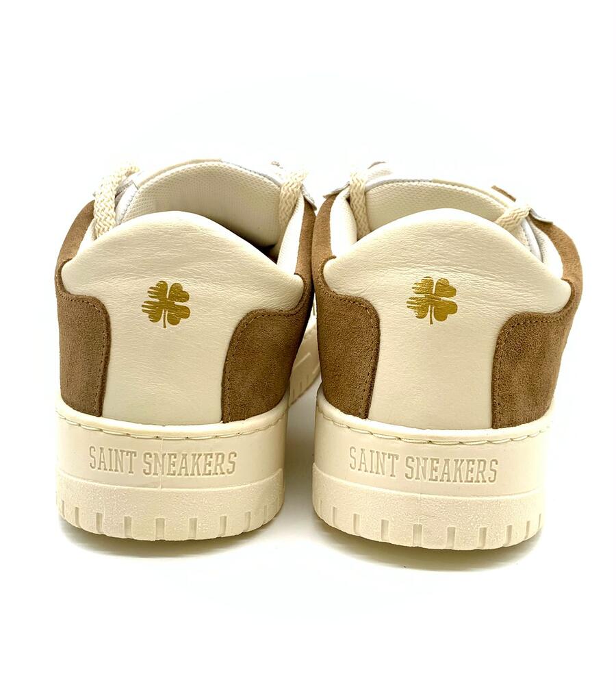 Saint Sneakers bianca/Tabacco