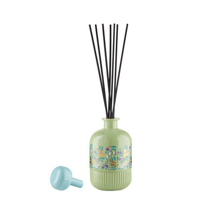 L'Oca Nera – Bottiglia Decorativa con Tappo – Bosco Incantato – Verde Salvia – 0,50L