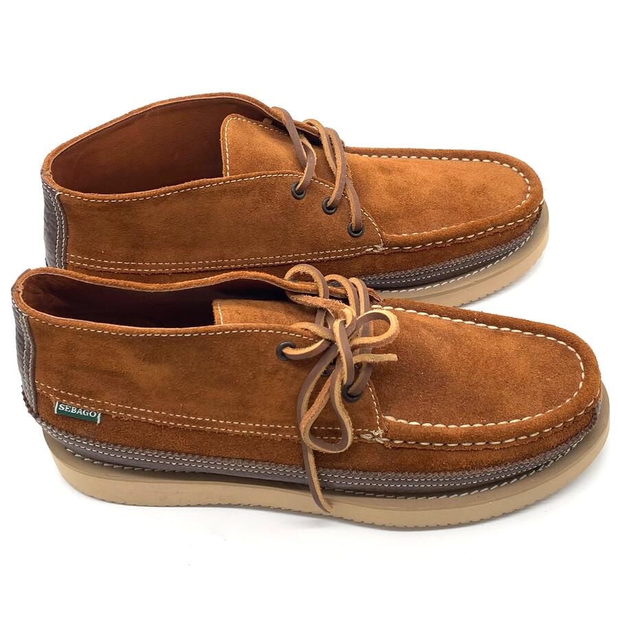 Sebago stivali mocassini campside cognac/dark Brow