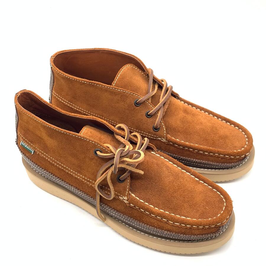 Sebago stivali mocassini campside cognac/dark Brow