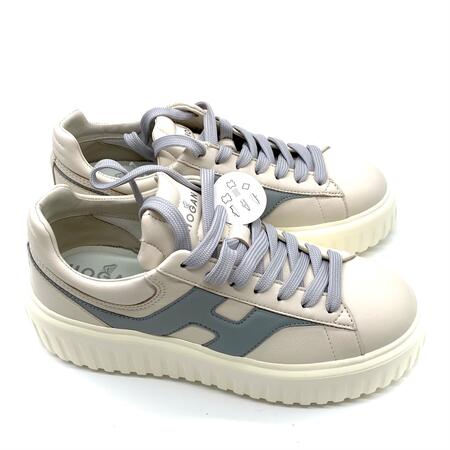 Hogan H-Stripes ivory/azzurro