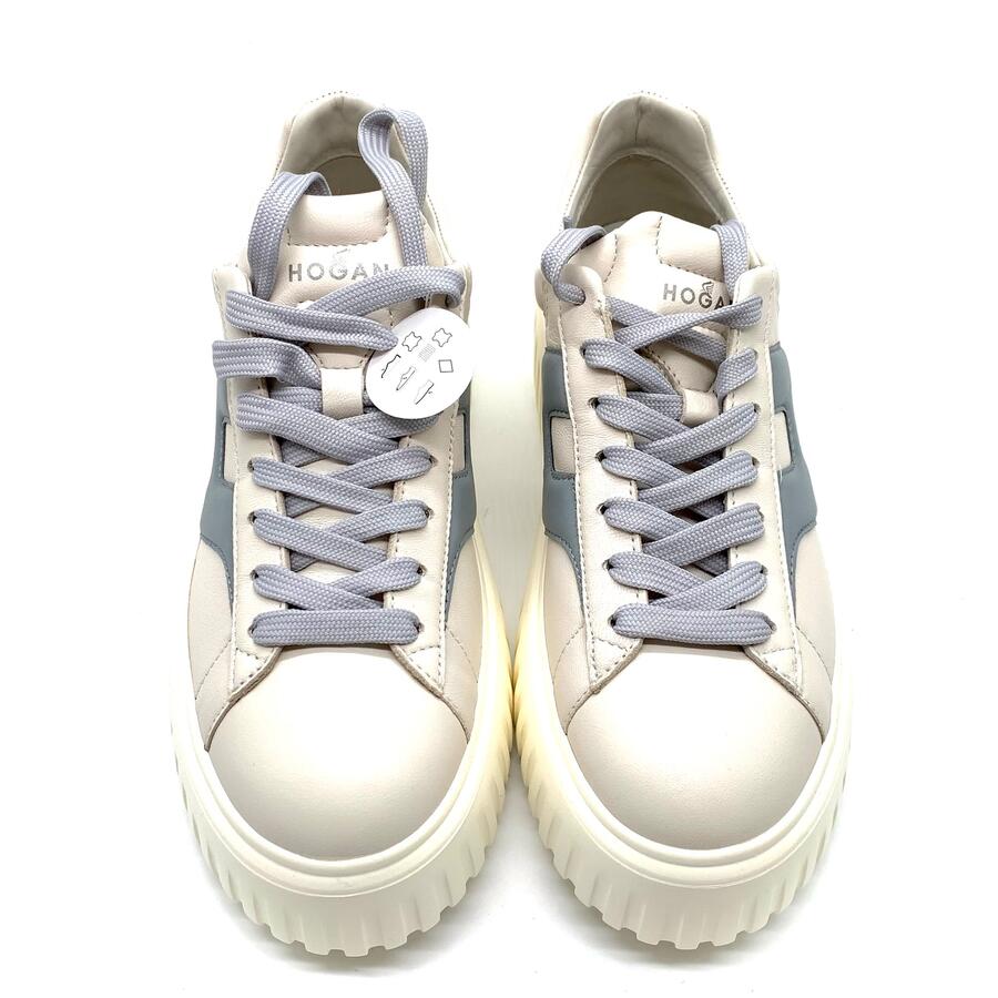 Hogan H-Stripes ivory/azzurro