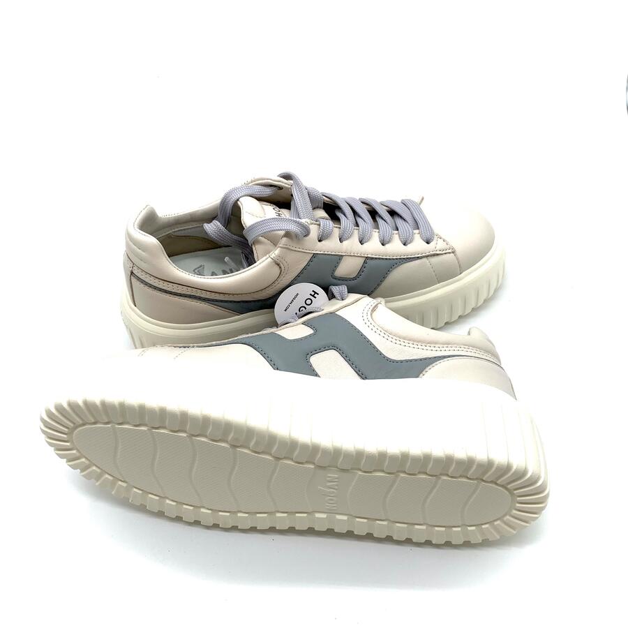 Hogan H-Stripes ivory/azzurro