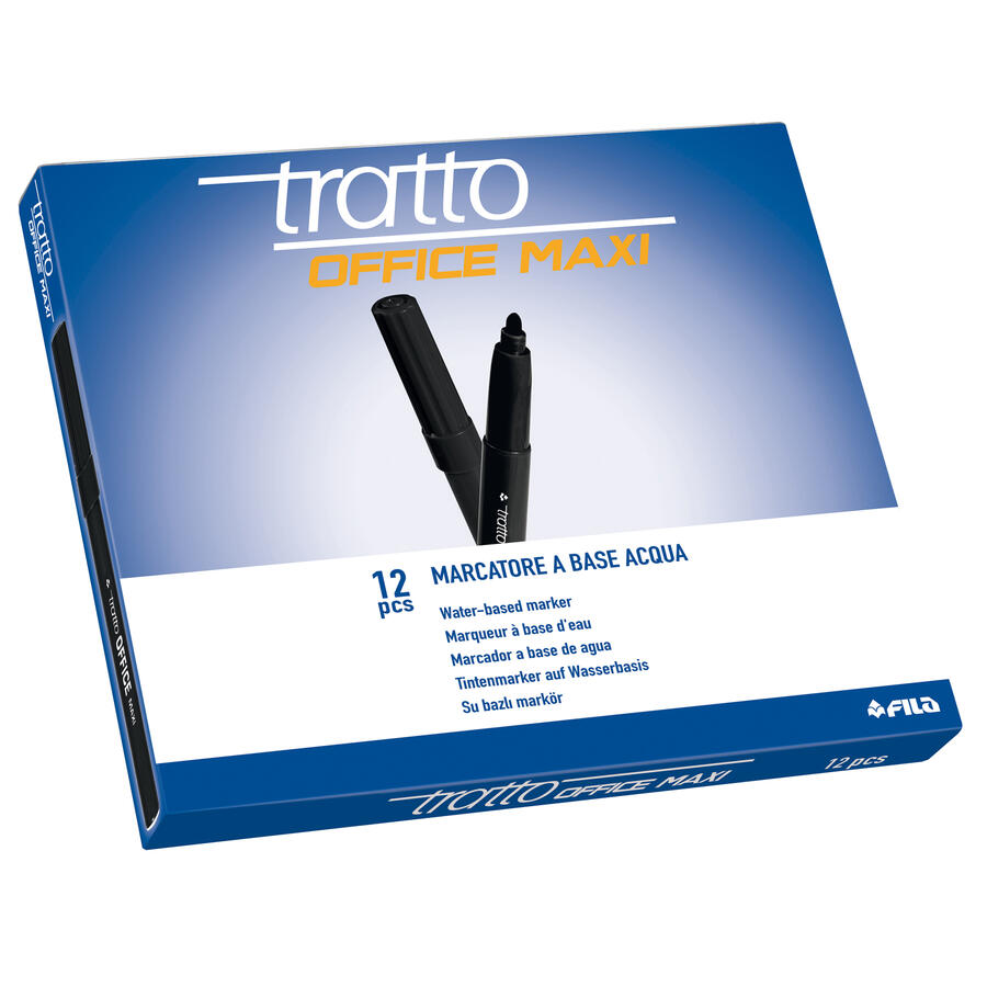 Pennarello OFFICE MAXI Punta Tonda TRATTO - conf. 12 pz