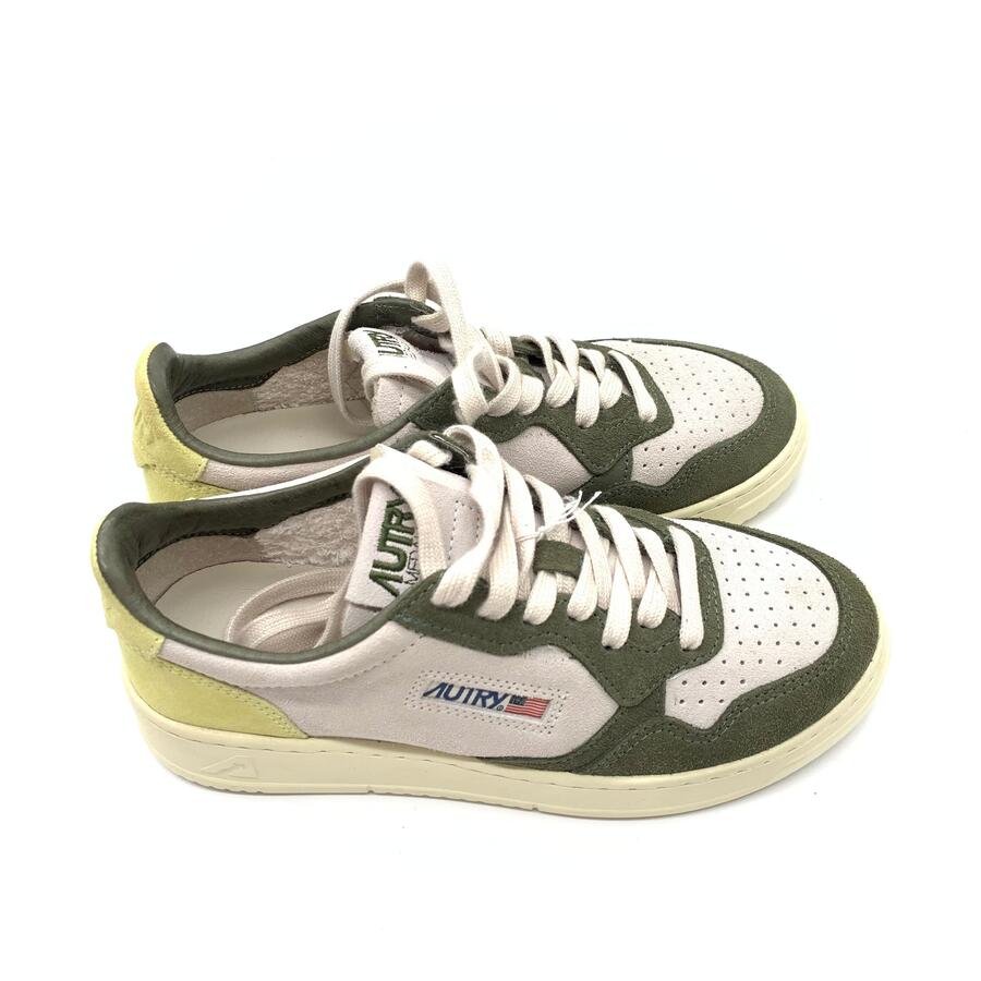 Autry Medalist verde militare/limone