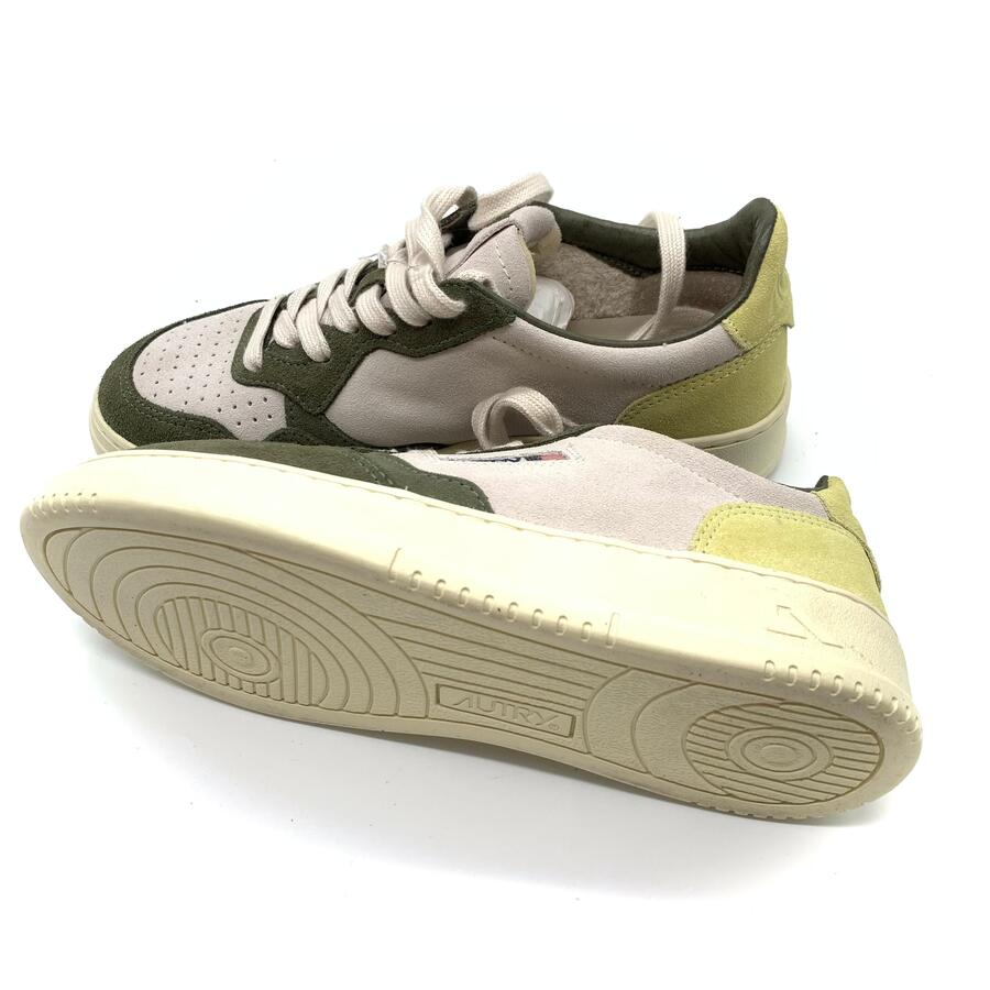Autry Medalist verde militare/limone