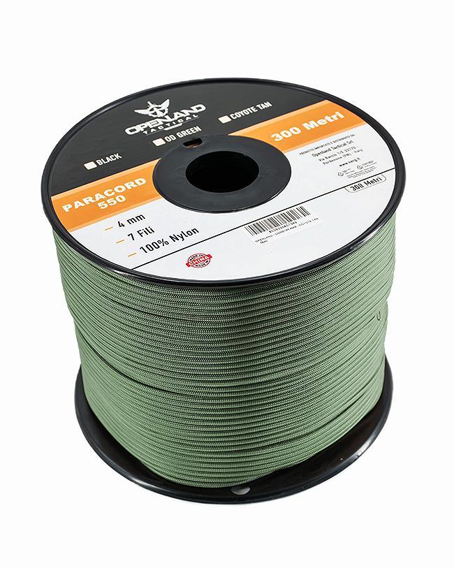 Openland Paracord 550 – 300 Metri Ø 4 MM in Nylon