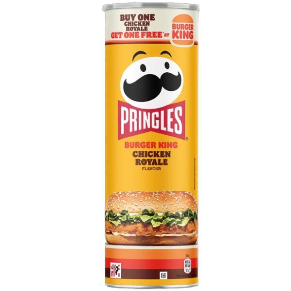 Pringles Burger King chicken Royale limited edition 165gr