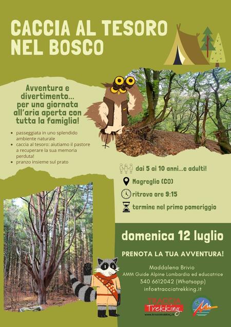 dom. 12/07/2026 CACCIA AL TESORO NEL BOSCO 