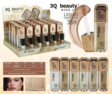 3Q BEAUTY SUPER STAY LIQUID HIGHLIGHT 36H  [Conf. da 24 pezzi]