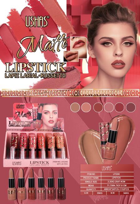 USHAS MATTE LIP STICK [Conf. da 24 pezzi]