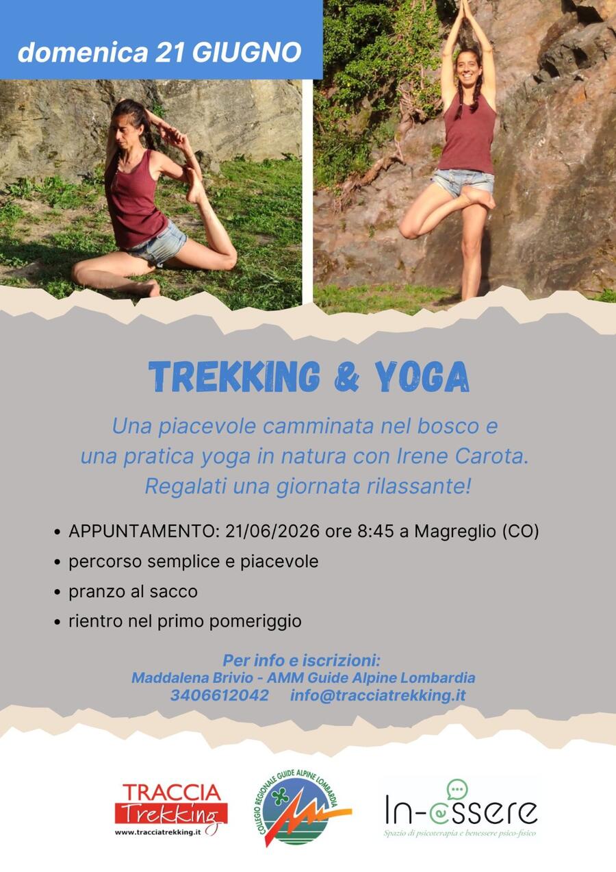 domenica 21/06/2026 - TREKKING e YOGA 