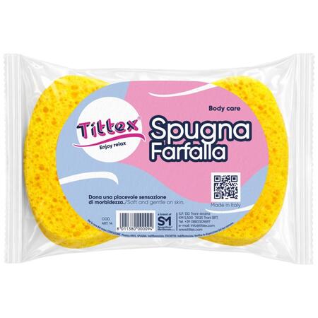 TITTEX SPUGNA CORPO FARFALLA (Confezione da 10 pezzi)