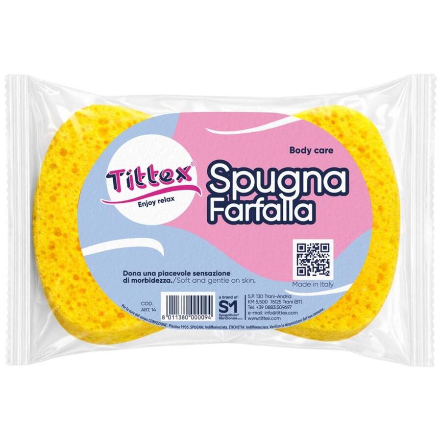 TITTEX SPUGNA CORPO FARFALLA (Confezione da 10 pezzi)