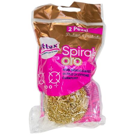 TITTEX SPIRALE ORO 2 PEZZI (Confezione da 12 pezzi) 