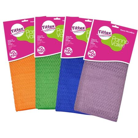 TITTEX PANNO MICROFIBRA VALERI 40X60 CM (Confezione da 6 pezzi) 