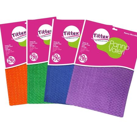 TITTEX PANNO MICROFIBRA VALERI 50X70 CM (Confezione da 6 pezzi) 