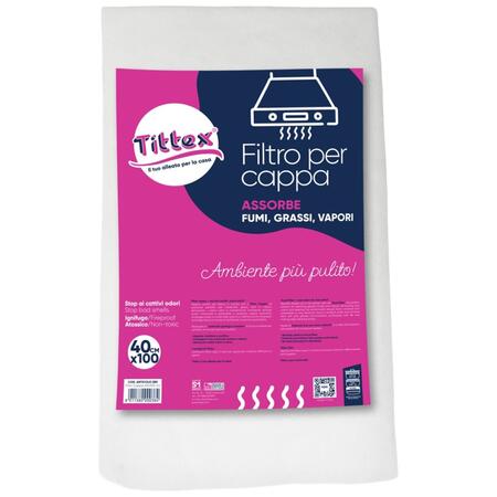 TITTEX FILTRO CAPPA 40X100 CM (Confezione da 5 pezzi) 