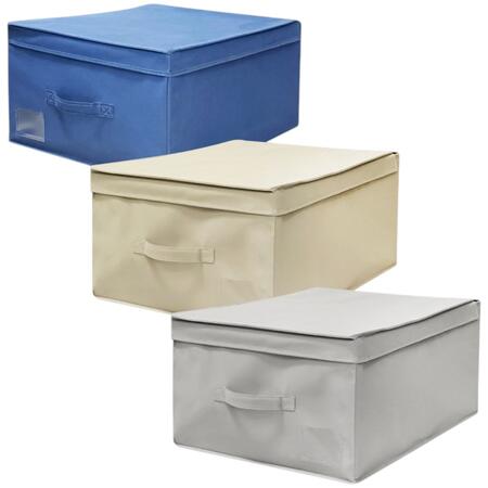 IRGE SCATOLA PORTAINDUMENTI 50X40X25 CM (Confezione da 3 pezzi) 