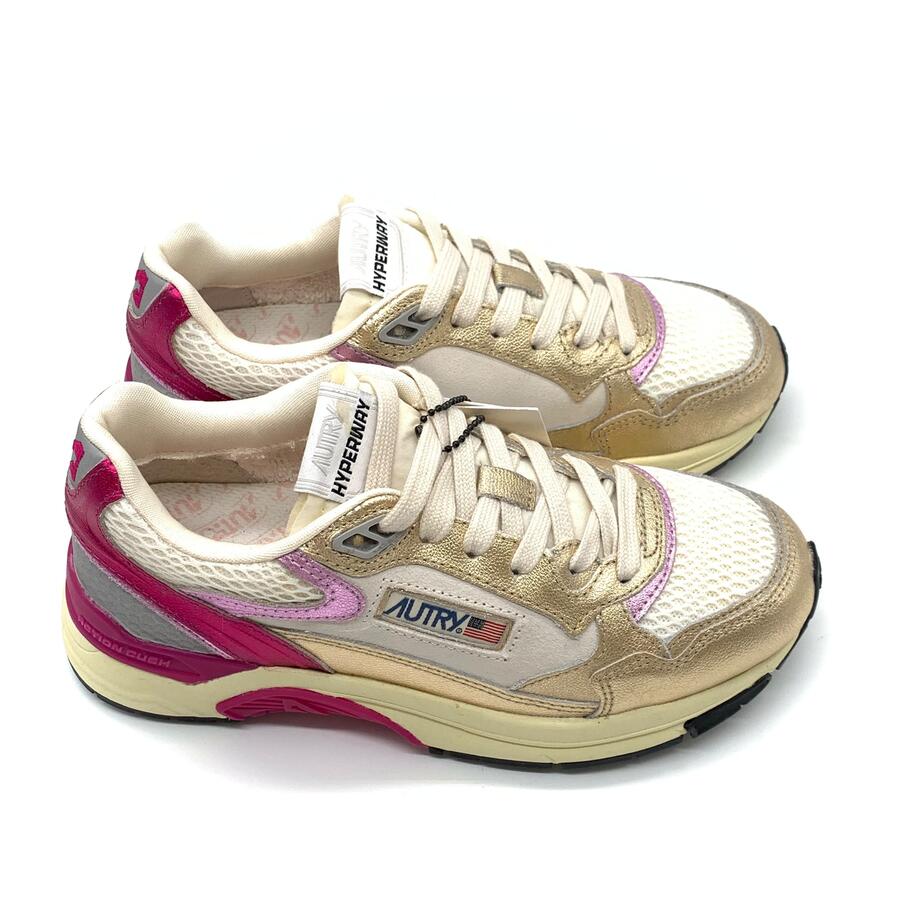 Autry Hyperway low Wom mesh fuxia 