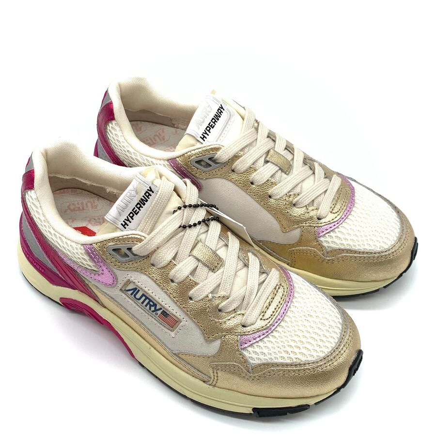 Autry Hyperway low Wom mesh fuxia 
