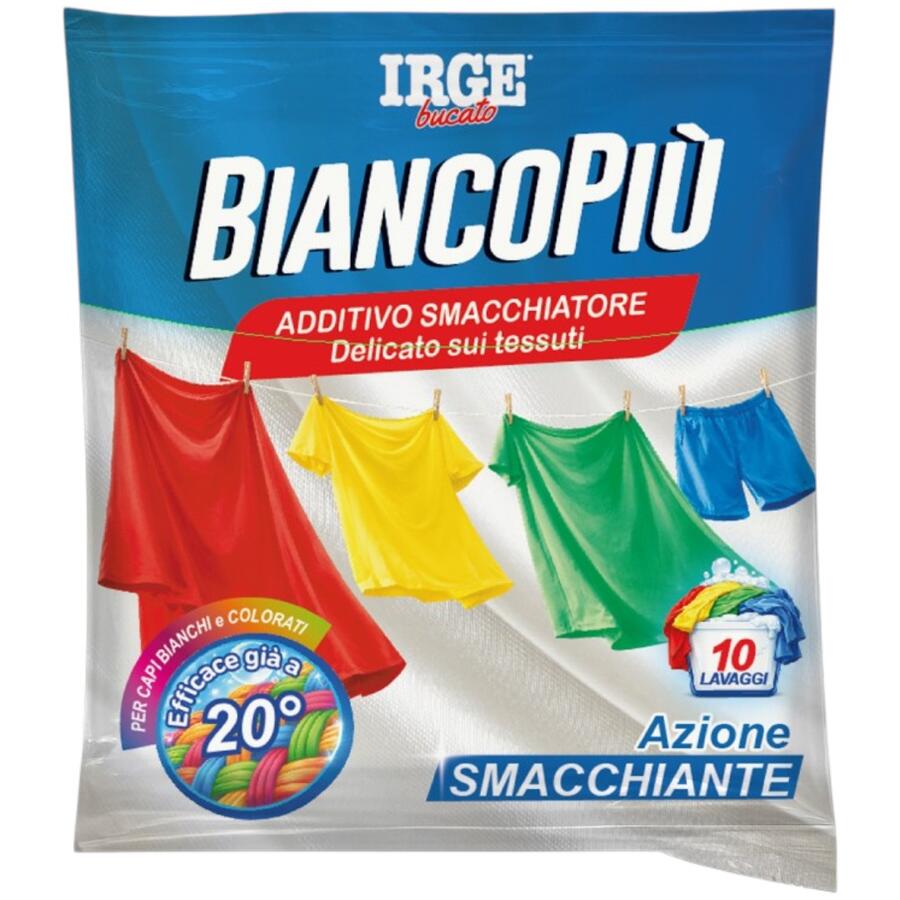  IRGE BIANCOPIU' ADDITIVO SMACCHIATORE COLORATI 500 GR (Confezione da 16 pezzi)