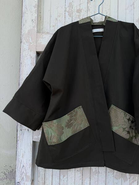 Kimono verde scuro