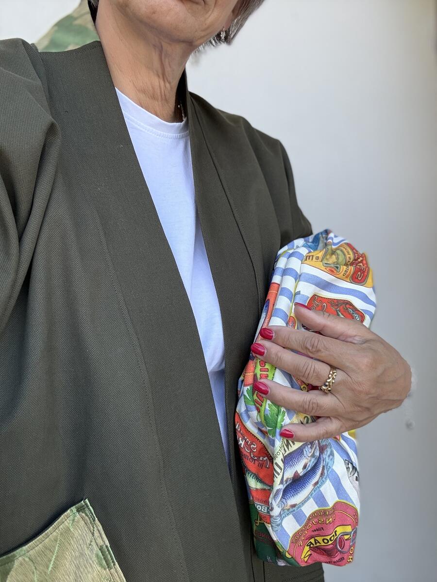 Kimono verde scuro 